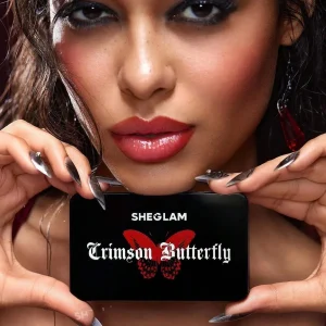 پالت رژلب براق crimson butterfly شیگلم