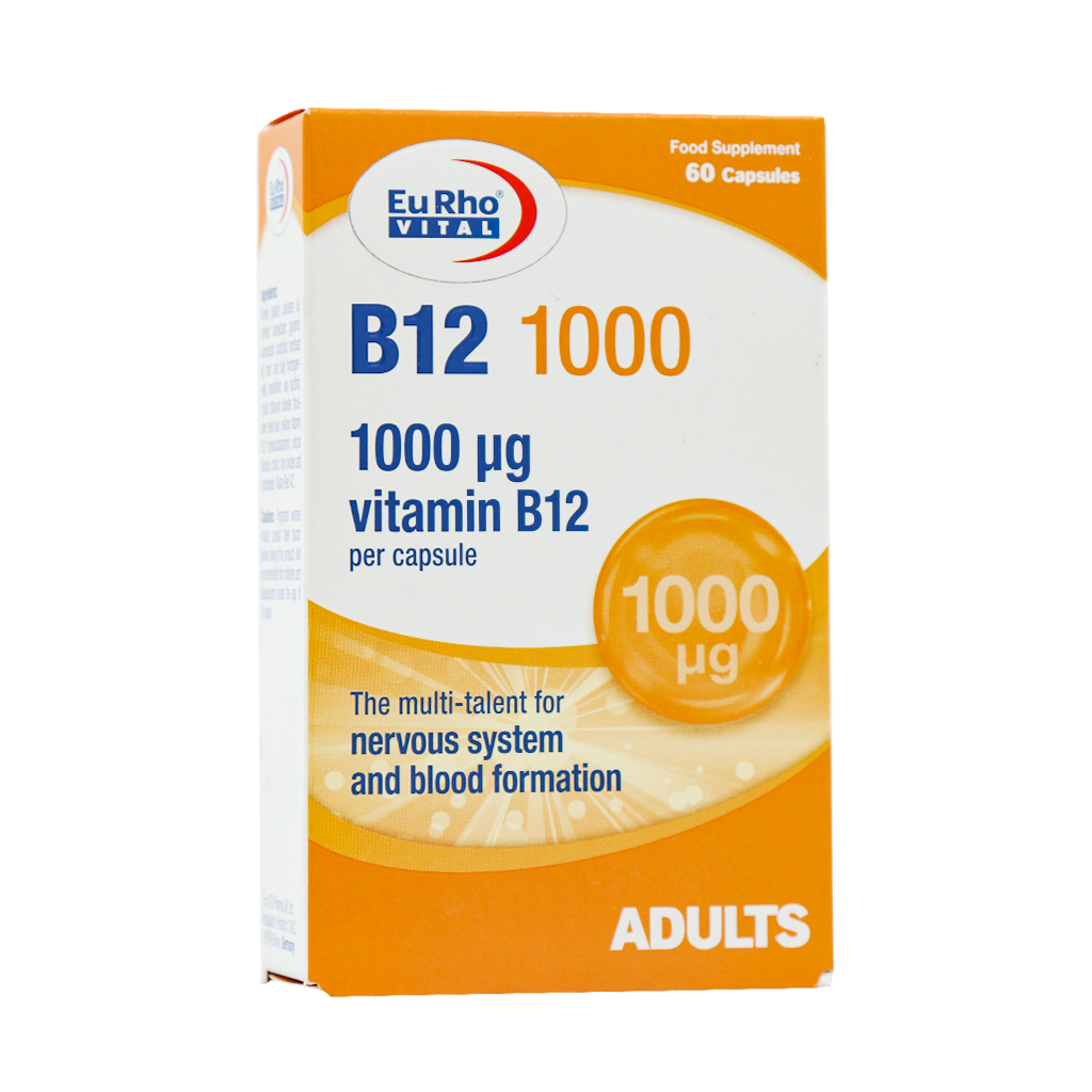 کپسول ویتامین B12 1000 یوروویتال